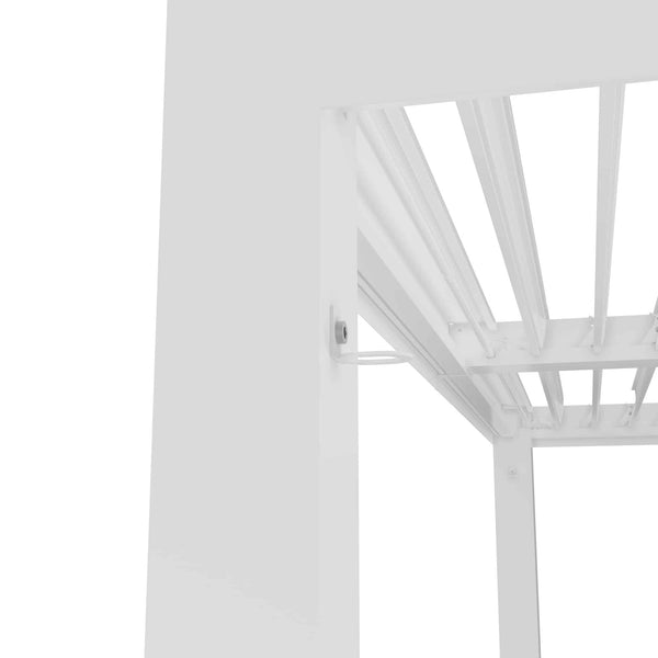 10'x12' Aurora Metal Pergola with Adjustable Louver