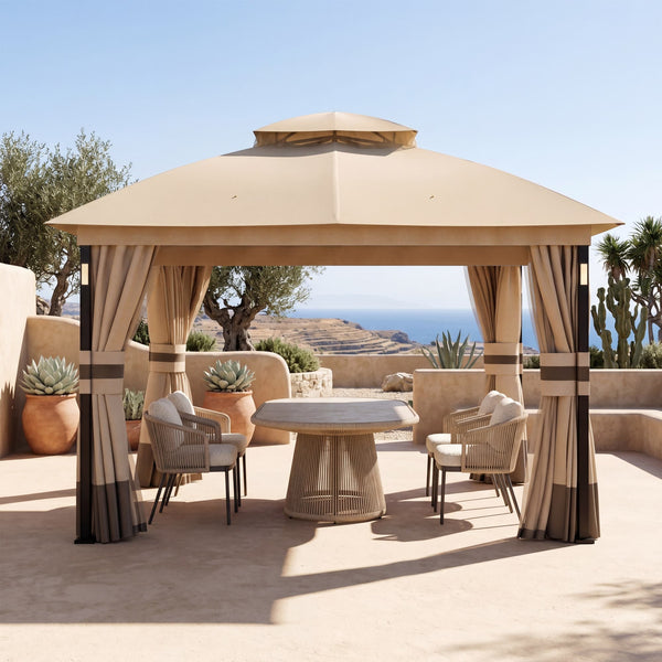 10'x12' Soft Top Gazebo with Bluetooth Speaker
